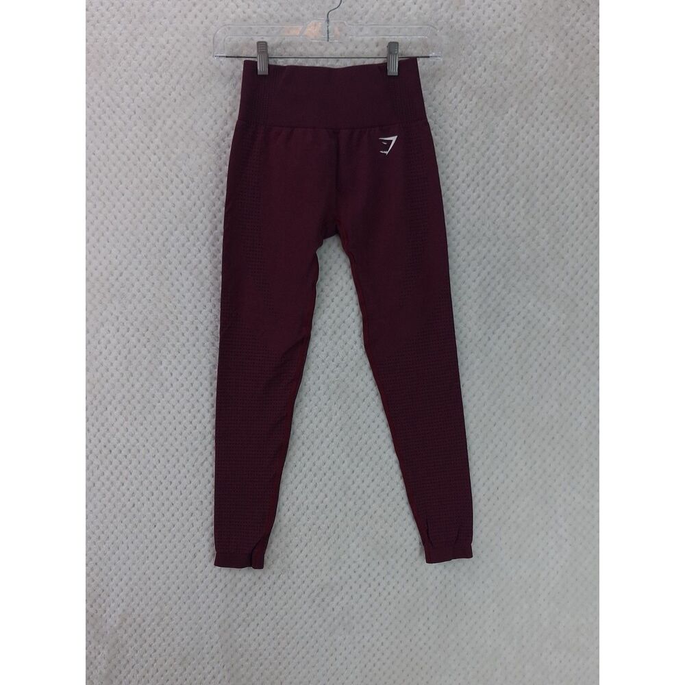 Gymshark Vital Seamless Leggings Women's Small Burgundy